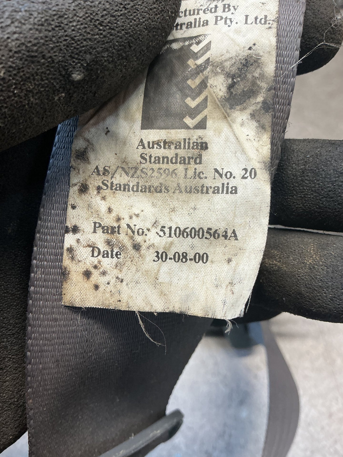 1994 Toyota Hilux Surf KZN130- Left Rear Seat Belt- (TAG13468)