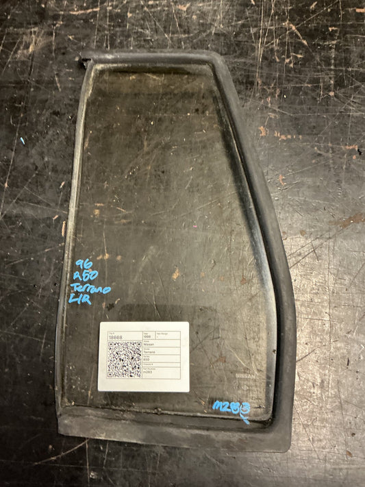 1996 Nissan Terrano R50 - Left Rear Quarter Door Glass - (TAG18668)