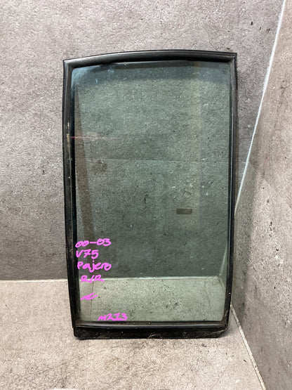 2000-2003 Mitsubishi Pajero V75 - Right Rear Quarter Door Glass - (TAG18759)