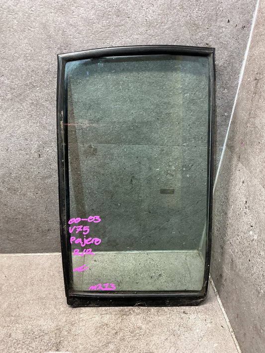 2000-2003 Mitsubishi Pajero V75 - Right Rear Quarter Door Glass - (TAG18759)