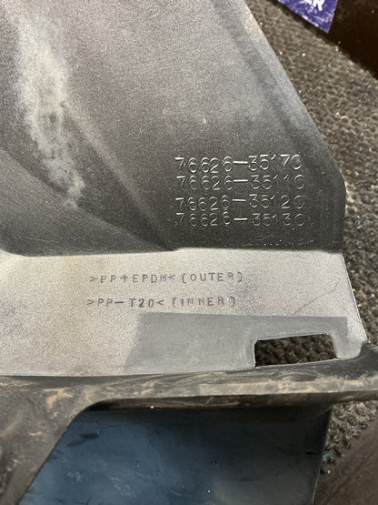 1995-2002 Toyota Surf N180- Left Rear Mudflap- (TAG11607)