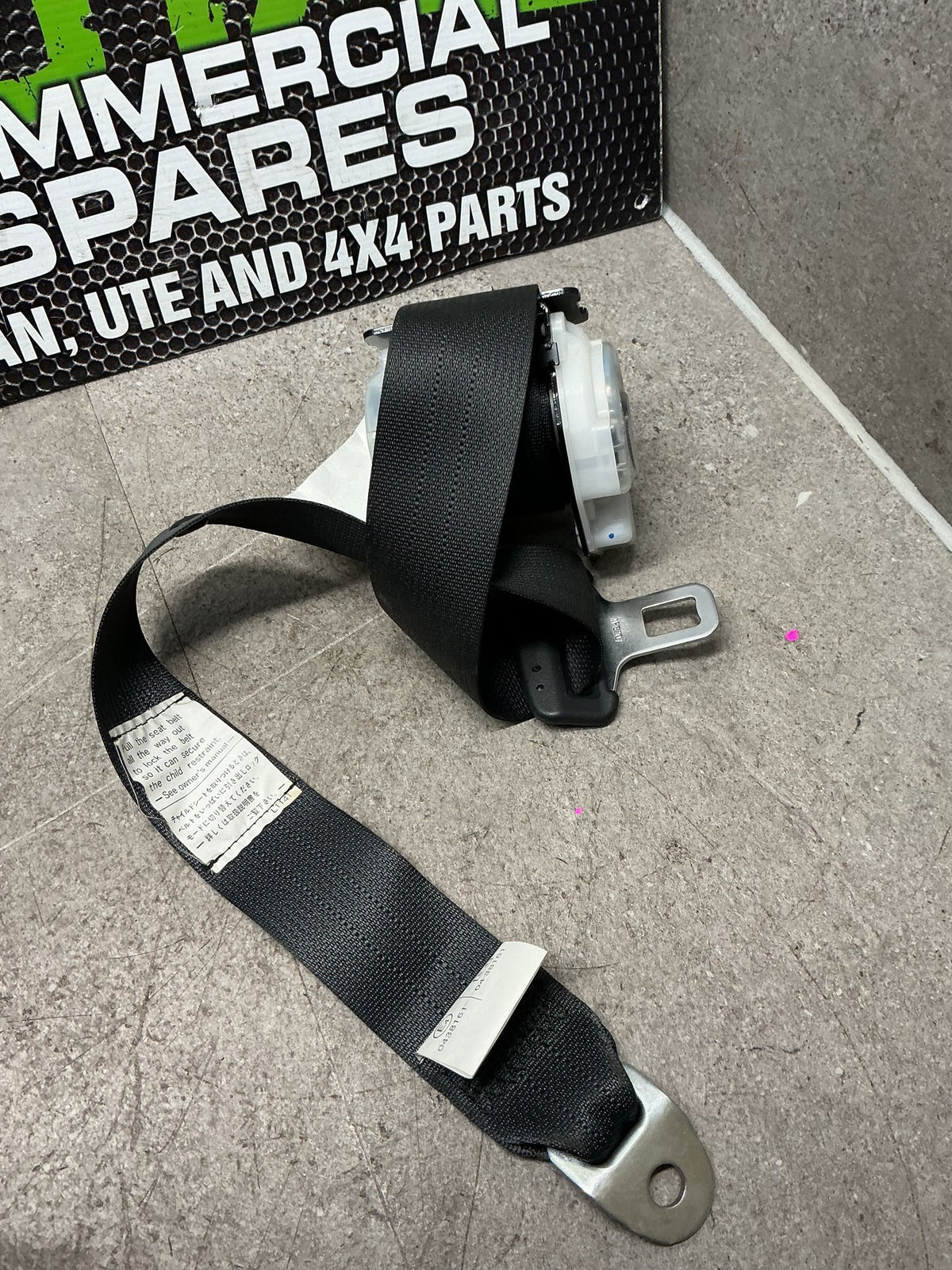 2010 Suzuki SX4 7W061- Left Rear Seat Belt- (TAG13592)