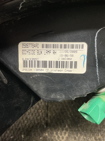 2010 Dodge Journey JC- Right Taillight- (TAG11371) PN: 05067784AD