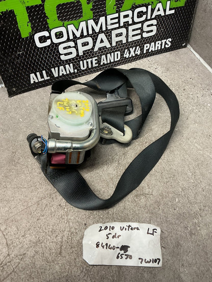 2010 Suzuki Vitara 7W107- Left Front Seat Belt- (TAG14334)