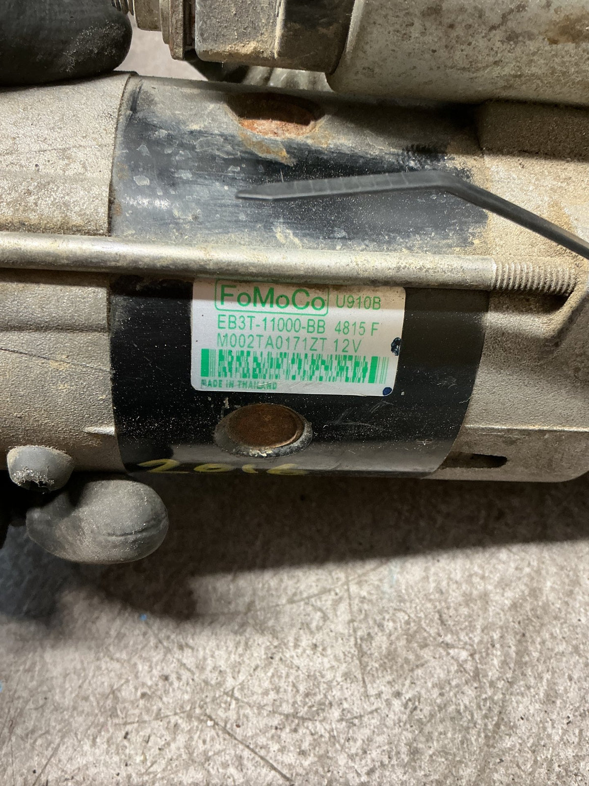 2016 Ford Ranger- Starter Motor- (TAG14909) PN: EB3T-11000-BB