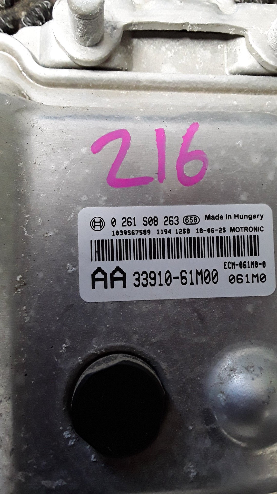 2015-2020 Suzuki Vitara IV LY- ECU- (TAG6073)