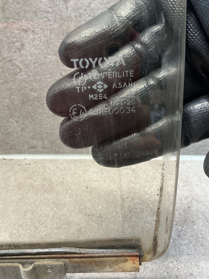 1994 Toyota Hilux Surf KZN130- Left Rear Door Glass- (TAG13534)