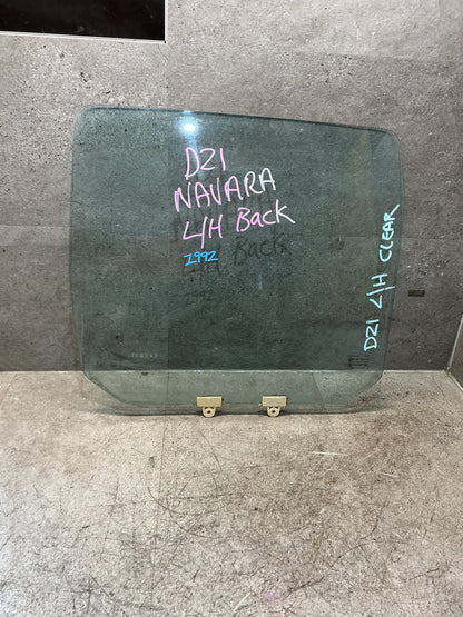 1992 Nissan Navara D21 - Left Rear Door Glass - (TAG18913)