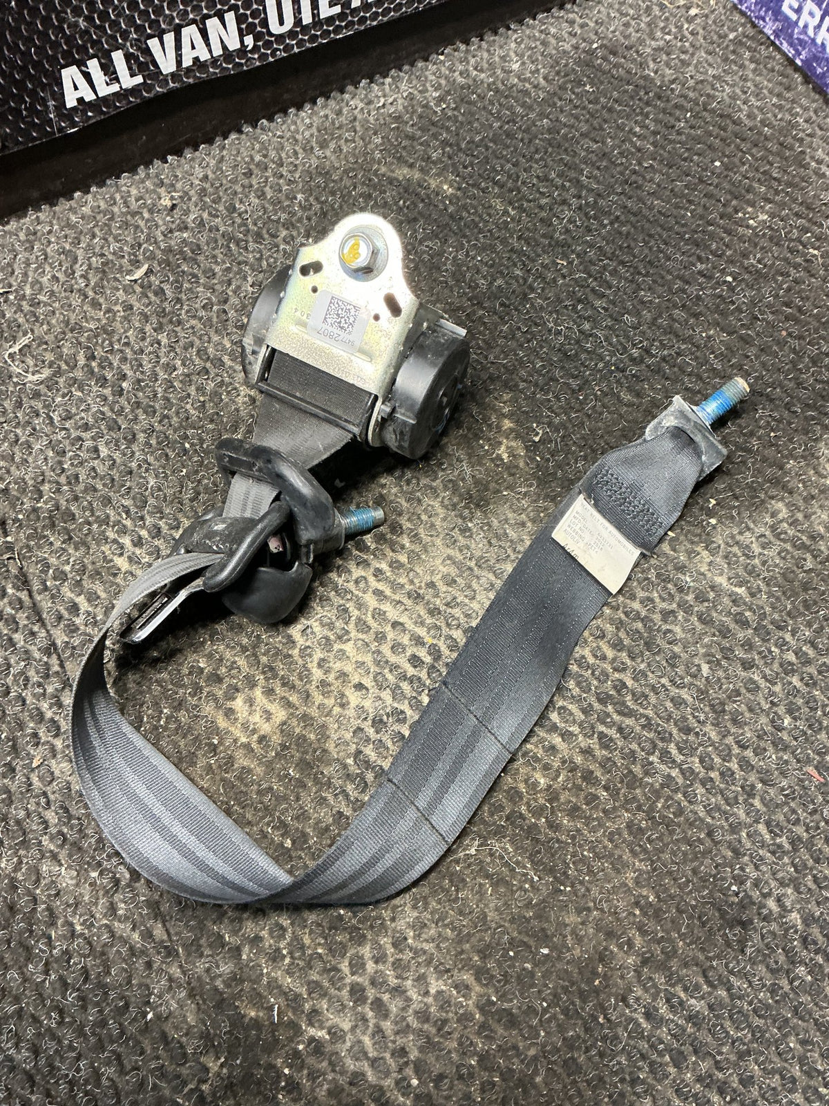2012-2013 Holden Colorado RG- Left Rear Seat Belt- (TAG11310)