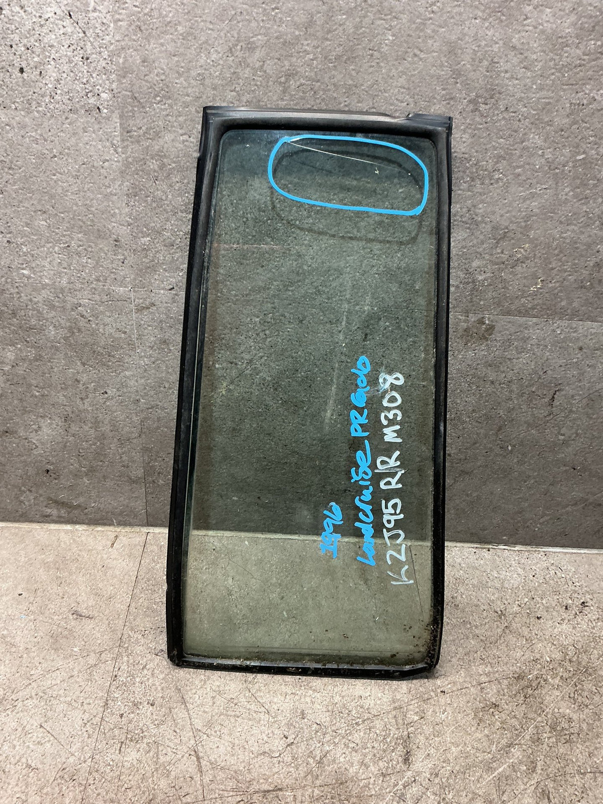 1996 Toyota Prado KZJ95 - Right Rear Quarter Door Glass - (TAG18616)
