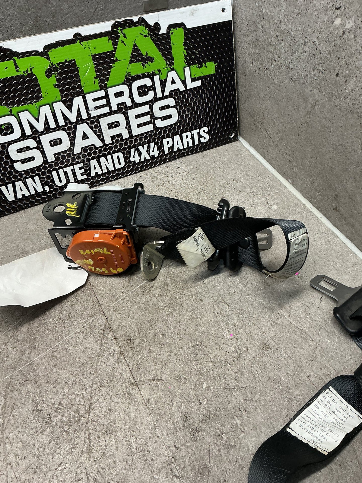 2009 Suzuki SX4 7W102- Right Rear Seat belt- (TAG13593)