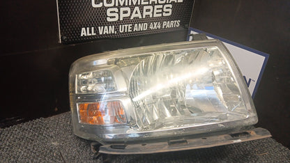 2007 Ford Ranger 3.0TD XLT DC W/S 4X2 PJ- Right Headlight- (TAG5161)