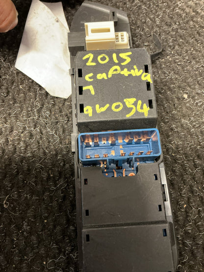 2015 Holden Captiva 7 9W054- Master Power Window Switch- (TAG9915)