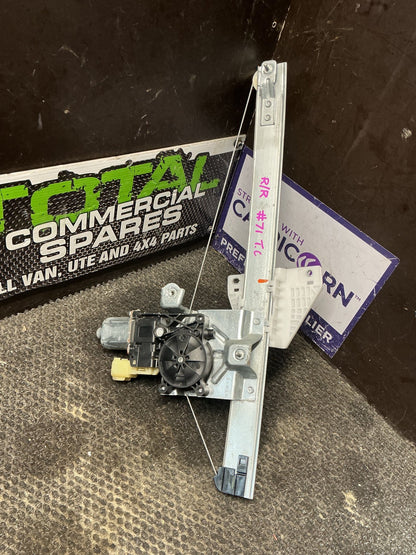 2013 Ford Kuga II TF- Right Rear Window Regulator/Motor- (TAG11347) PN: CJ54S27000BE
