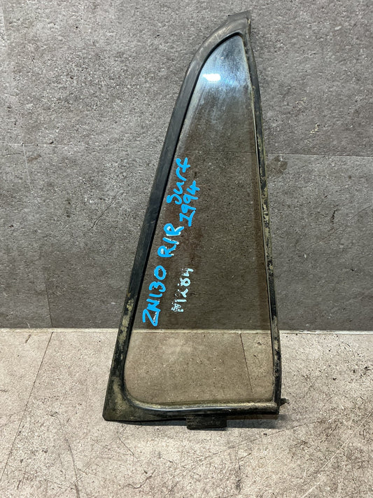 1994 Toyota Hilux Surf KZN130 - Right Rear Quarter Door Glass - (TAG18618)