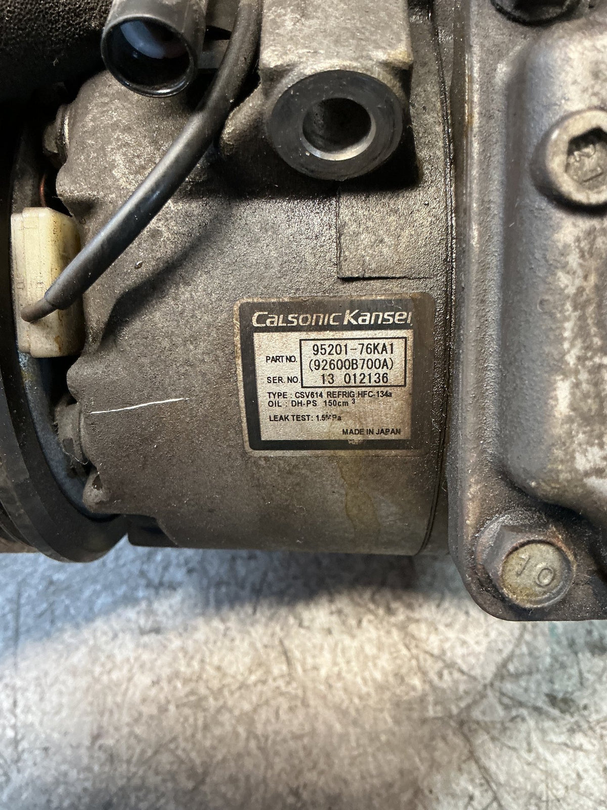 2013 Suzuki Vitara - A/C Compressor - (TAG18160)