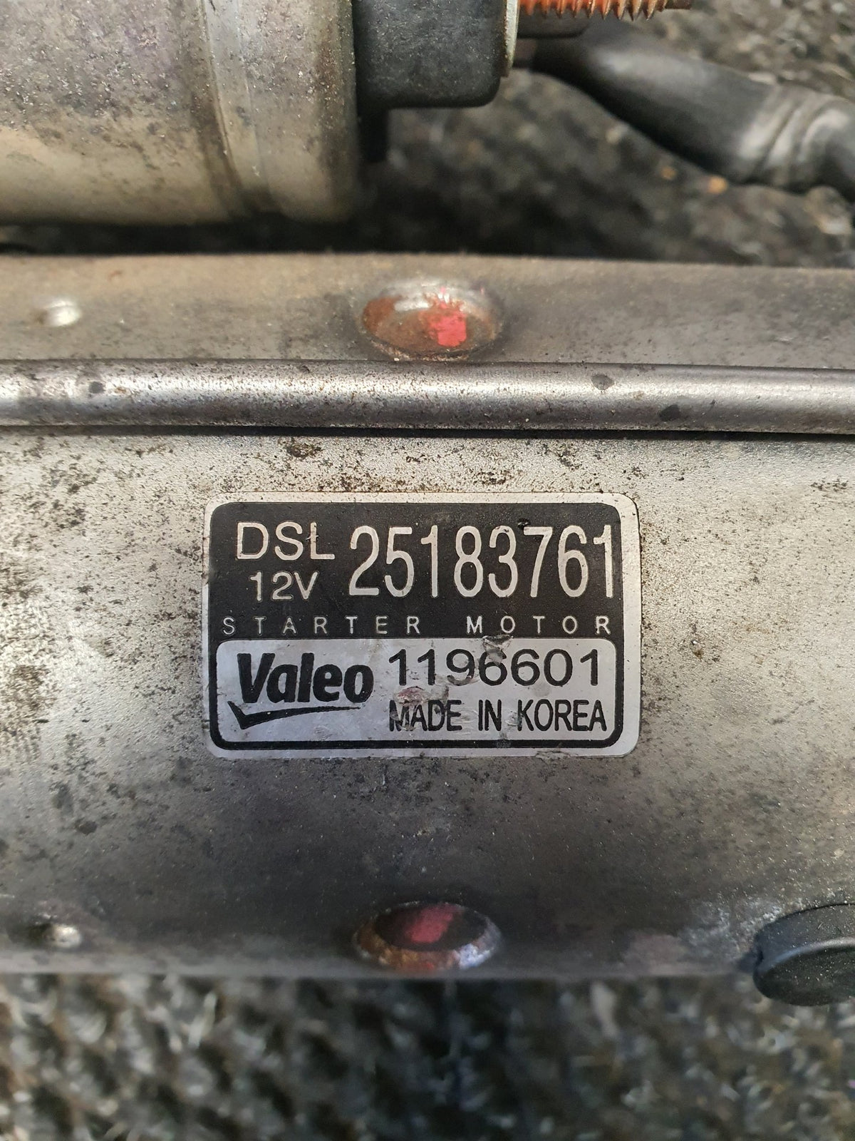 2015 Holden Captiva 7- Starter Motor- (TAG8508)