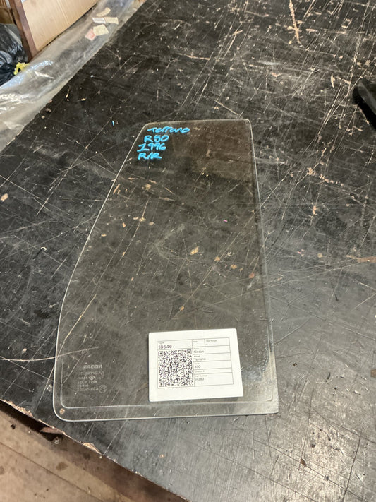 1996 Nissan Terrano R50 - Right Rear Quarter Door Glass - (TAG18646)