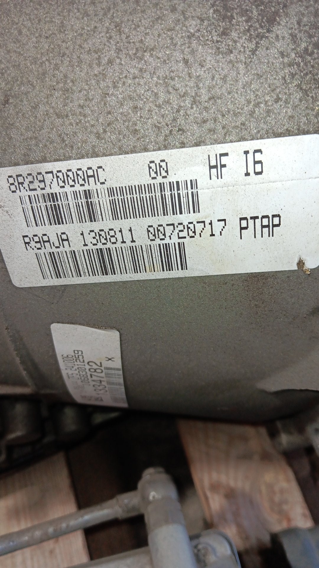 2013 Ford Territory- Automatic Transmission- (TAG5251)
