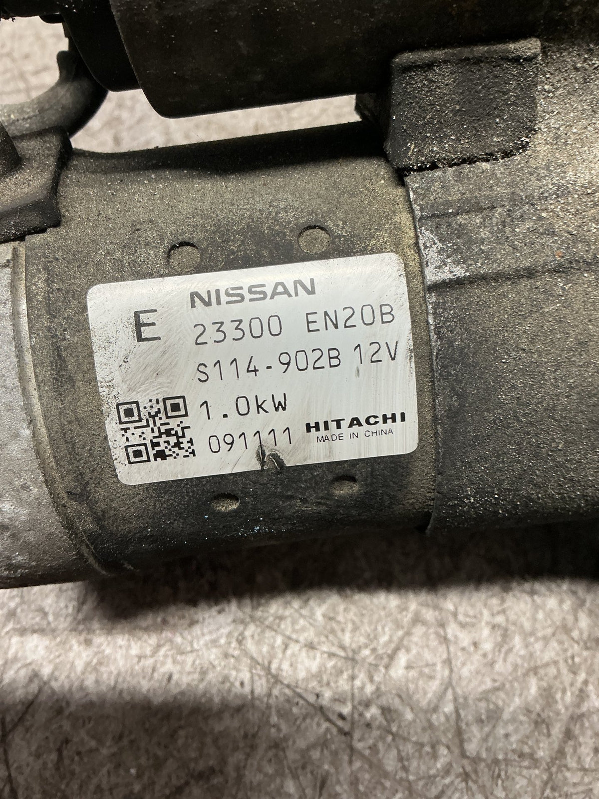 2009 Nissan X-Trail NT31 - Starter Motor - (TAG18082)