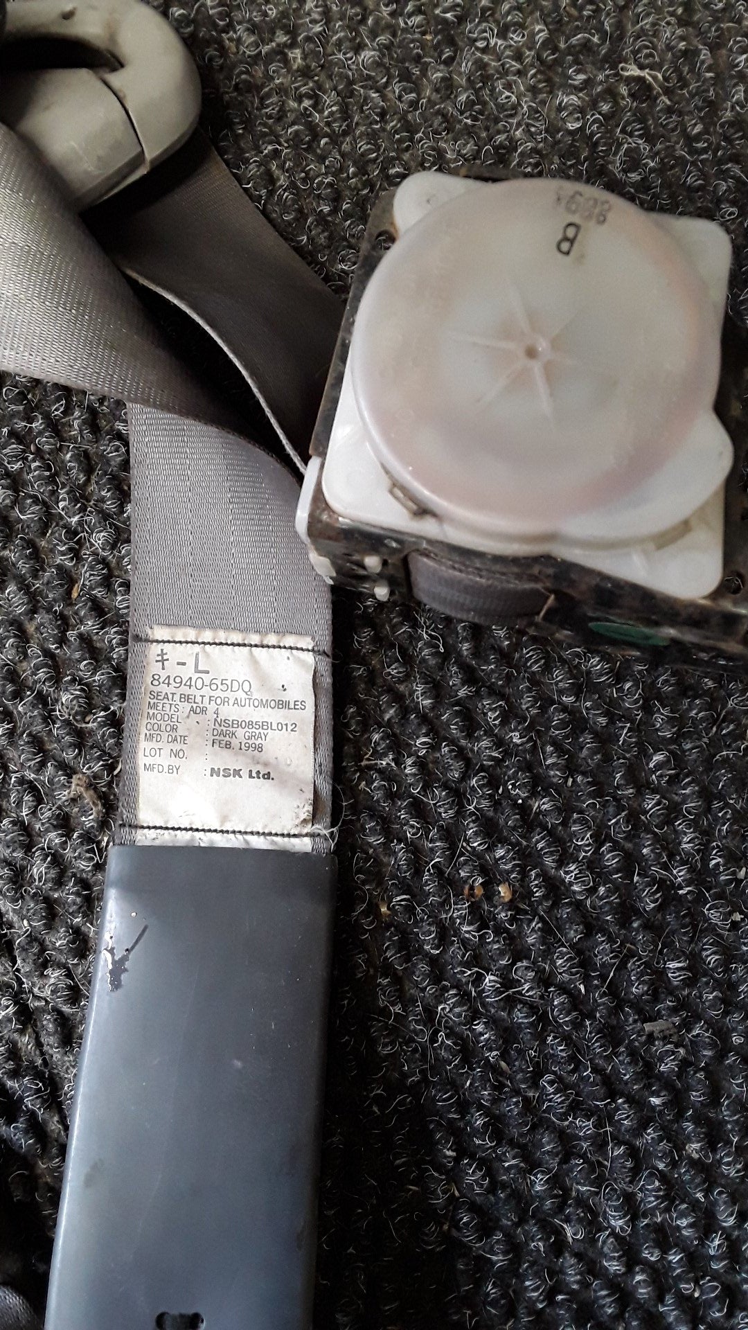 1998-2005 Suzuki Grand Vitara I FT SQ420- Left Front Seat Belt- (TAG5202)