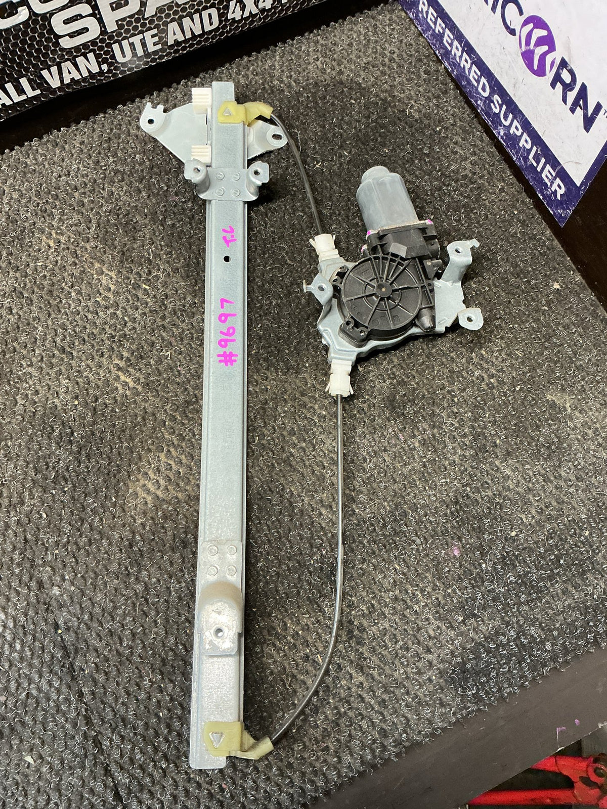2013 Nissan Navara D40- Left Rear Window Regulator/Motor- (TAG9697)