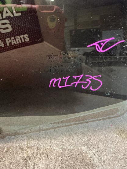 2006 Toyota Hilux- Left Rear Door Glass- (TAG16738)
