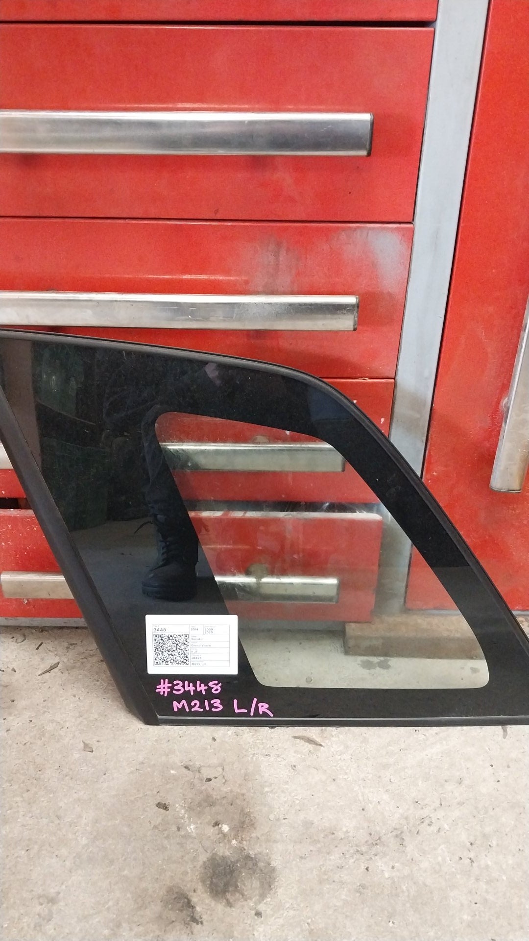 2009-2020 Suzuki Grand Vitara II JT- Left Rear Cargo Glass- (TAG3448)