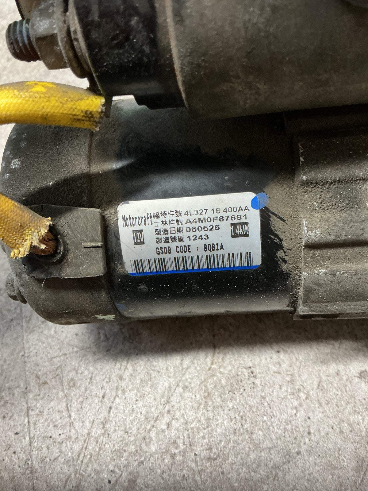 2007 Ford Escape- Starter Motor- (TAG14900)