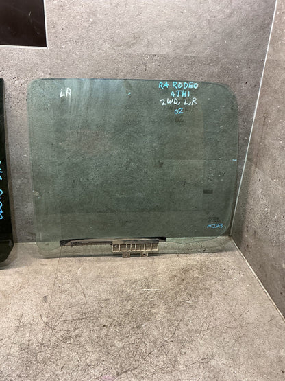 2000 Holden Rodeo RA - Left Rear Door Glass - (TAG18862)
