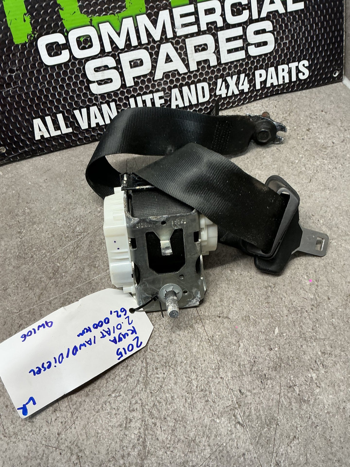 2015 Ford Kuga 9W106- Left Rear Seat Belt- (TAG13618)