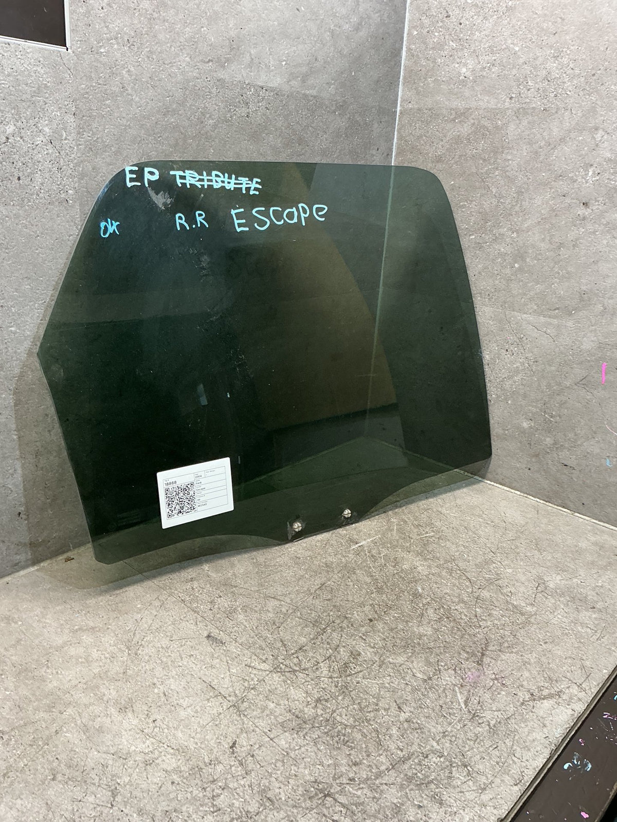 2004 Ford Escape ep - Right Rear Door Glass - (TAG18868)