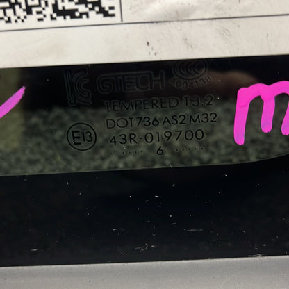 2017 Holden Captiva- Right Rear Quarter Door Glass- (TAG7936)