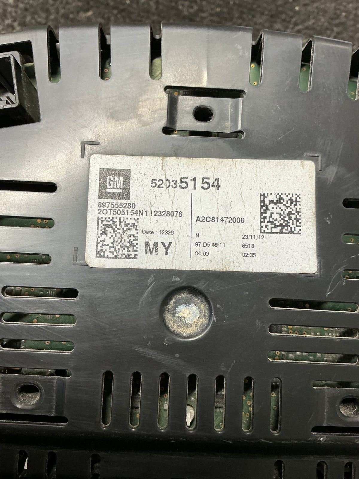 Instrument Cluster- (TAG11559), 52035154, 2013, Holden, Colorado, LTZ, RG