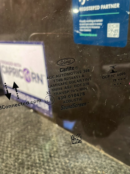 2020 Ford Kuga- Left Front Door Glass- (TAG8413)