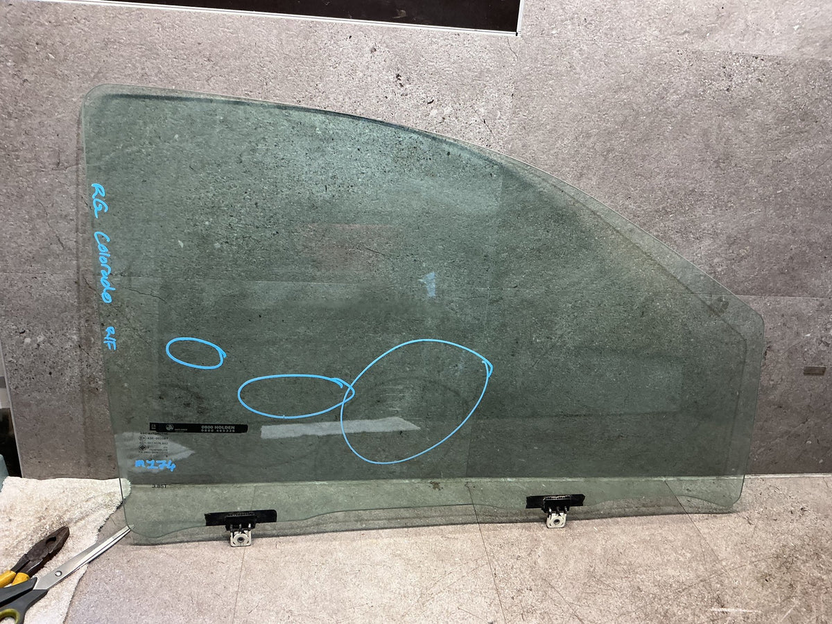 2016 Holden Colorado RG - Right Front Door Glass - (TAG18972)