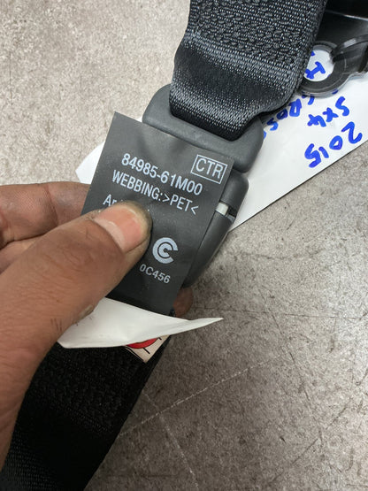 2015 Suzuki SX4 S-Cross 5W074- Rear Centre Seat Belt- (TAG13595)