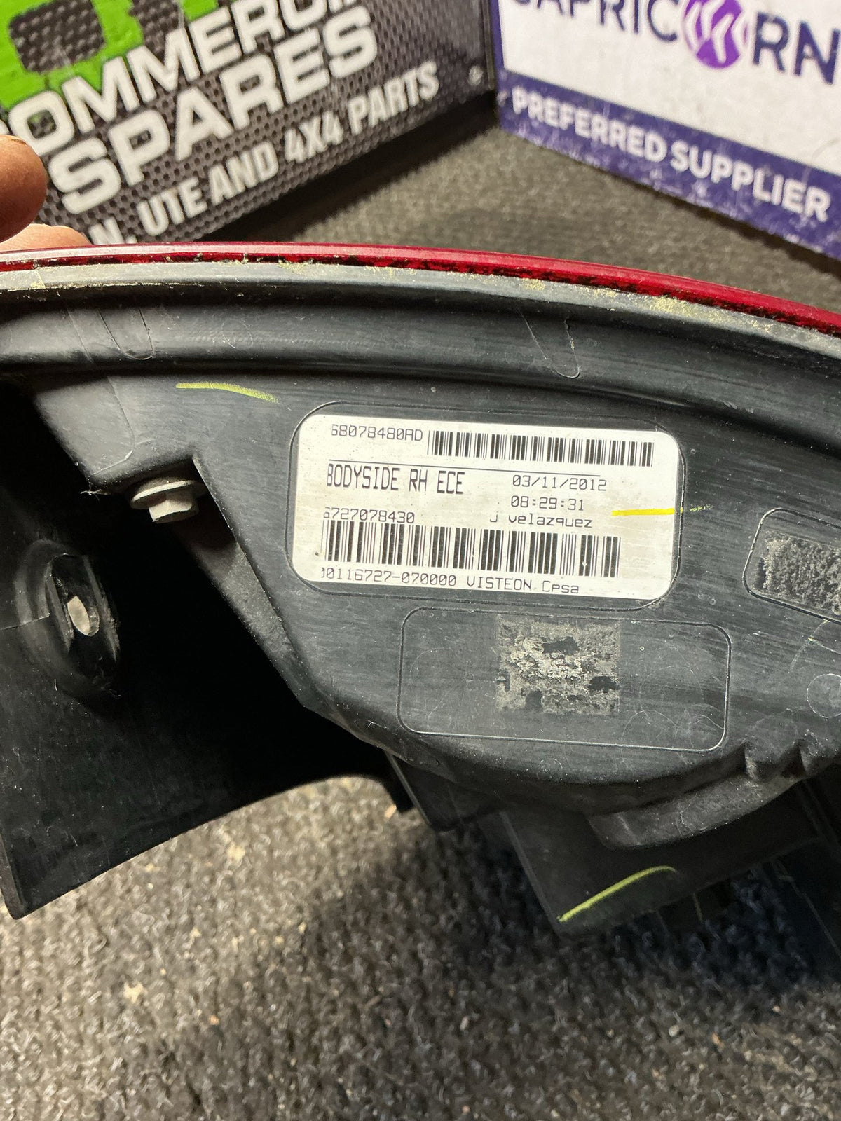 2012-2015 Dodge Journey JC- Right Taillight- (TAG9967)