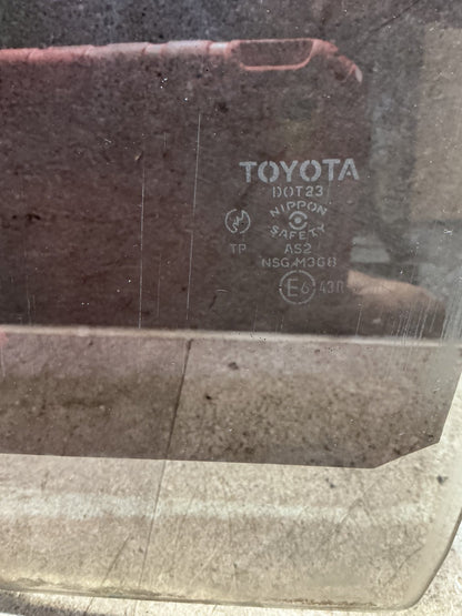 1994 Toyota Hilux KZN130 - Left Front Door Glass - (TAG18132)