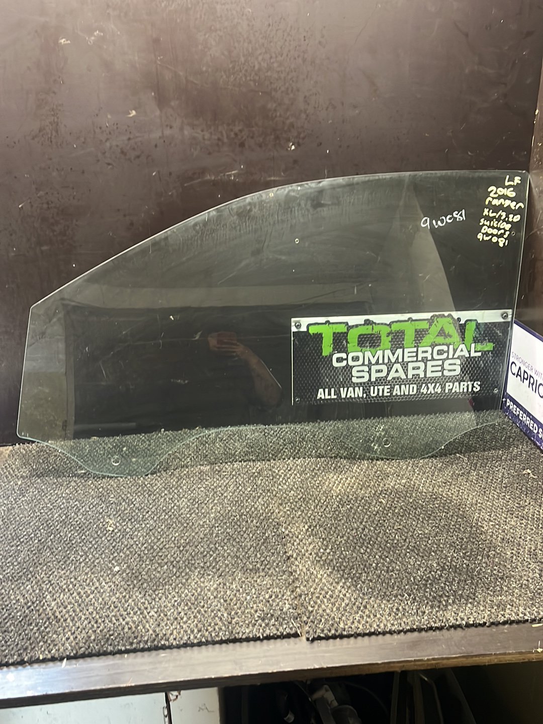2016 Ford Ranger- Left Front Door Window- (TAG8914)