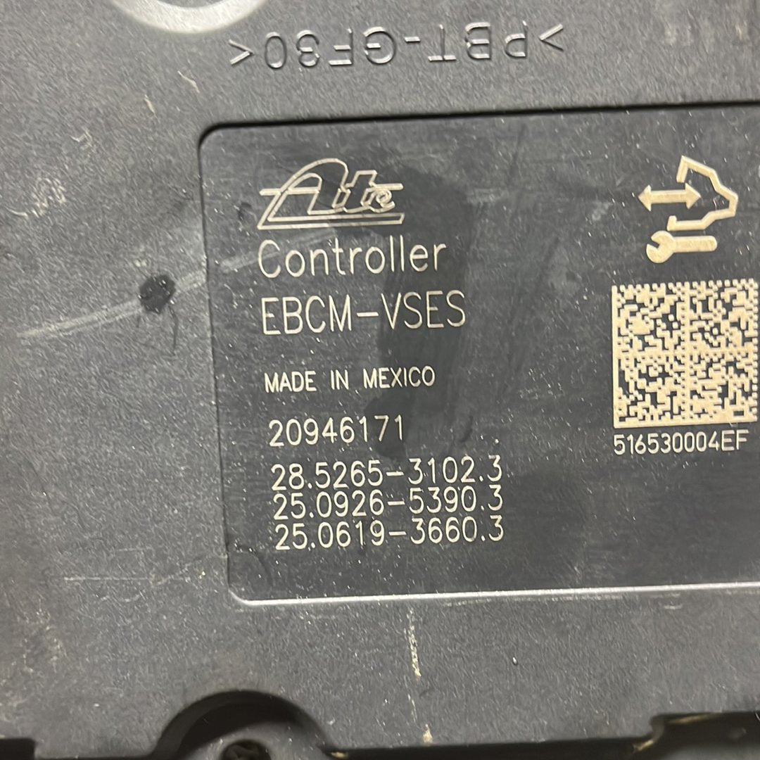 ABS Pump/Modulator- (TAG7951), 95112922, 2017, Holden, Captiva