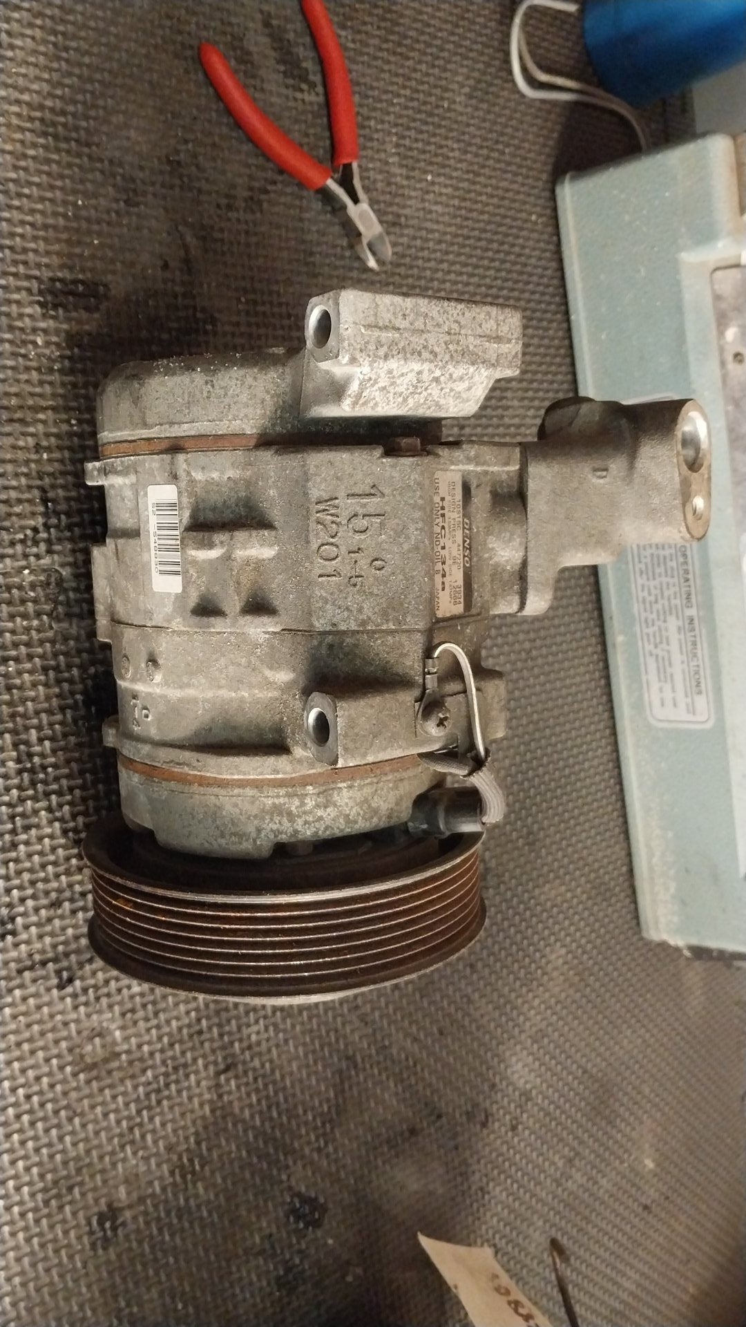 2006-2013 Toyota RAV4 ACA30*- A/C Compressor- (TAG1065) PN: 4472203934