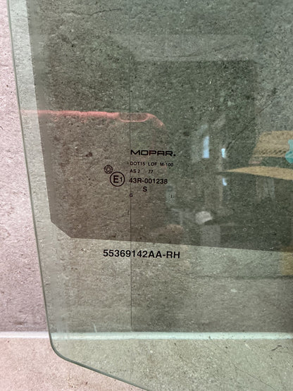 2009 Dodge Nitro KA- Right Front Door Glass- (TAG12808) PN: M-100