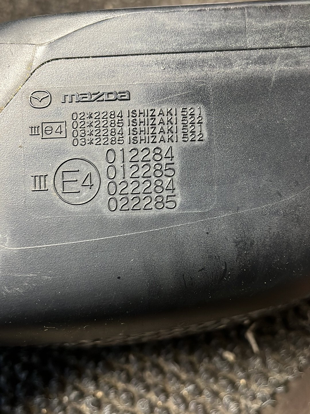 2006-2012 Mazda CX-7 ER- Right Door Mirror- (TAG9313)