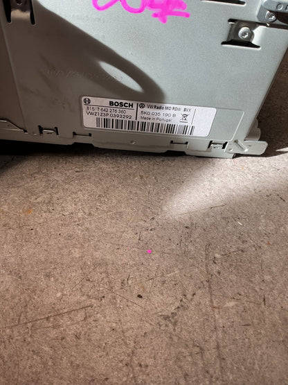 2014 Volkswagen Amarok- Stereo Head Unit- (TAG12642)