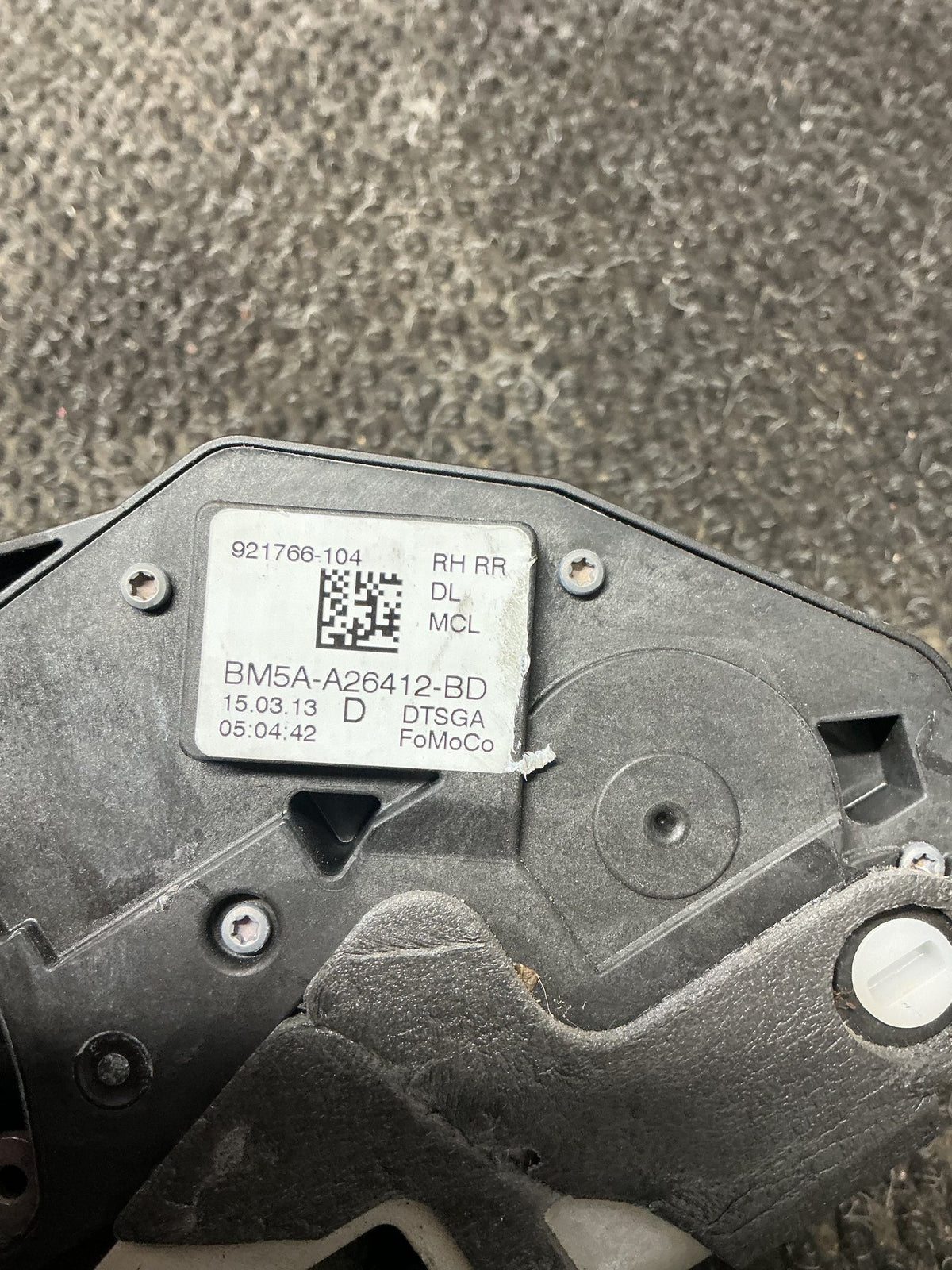 2013 Ford Kuga II TF- Right Rear Door Lock Actuator- (TAG11024) PN: BM5A-A26412-BD