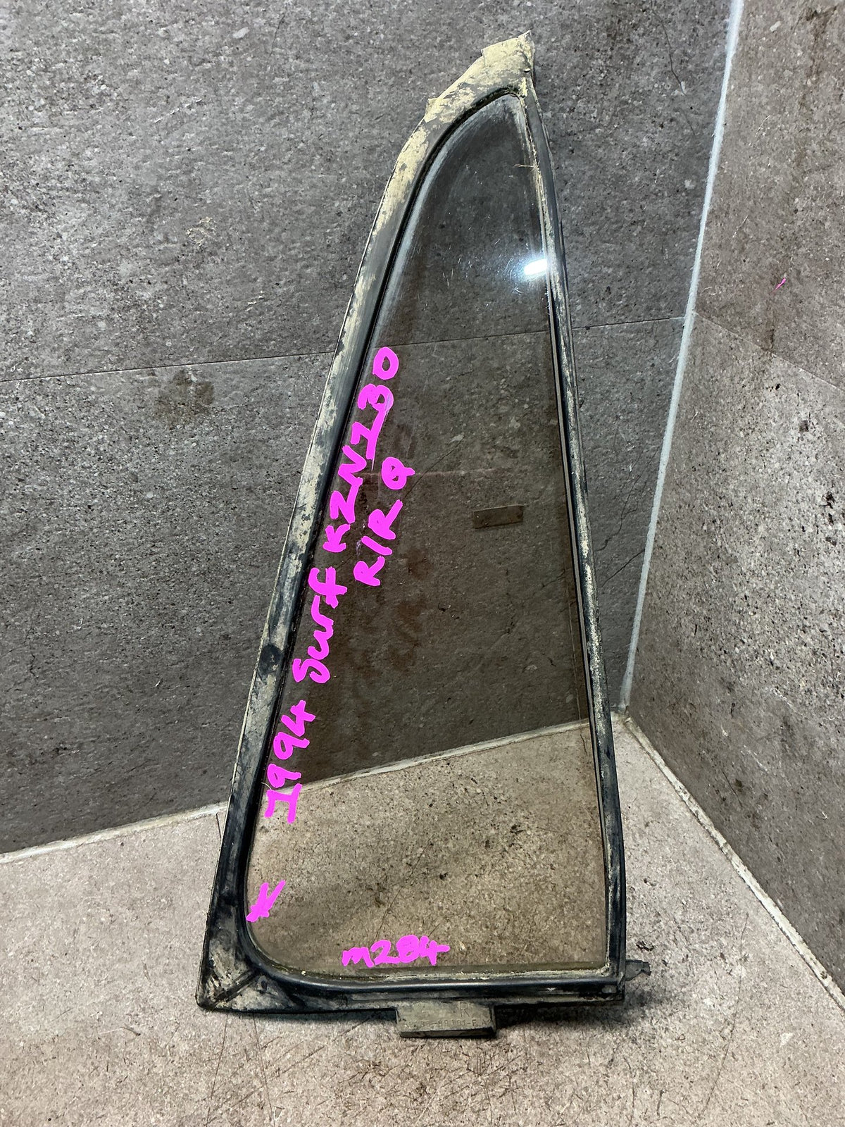 1994 Toyota Hilux Surf KZN130 - Right Rear Quarter Door Glass - (TAG18774)