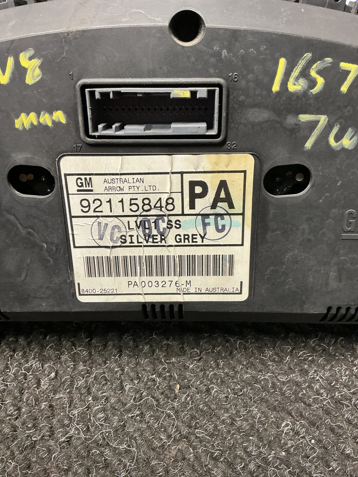 2008 Holden Commodore VY- Instrument Cluster- (TAG10568)