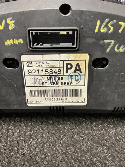 2008 Holden Commodore VY- Instrument Cluster- (TAG10568)