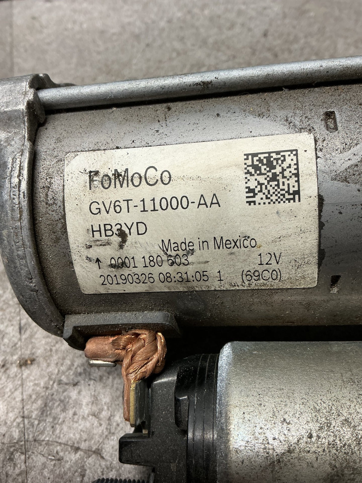 2019 Ford Escape- Starter Motor- (TAG14871)